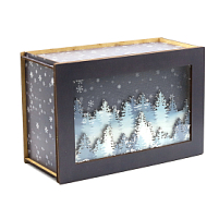 Лес в снегу (прямоугольная,  Лес в снегу (прямоугольная,