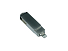 USB-флешка на 32 Гб, интерфейс USB3.0, поворотный механизм,c дополнительными разъемами для I-phone Lightning и Micro USB, полностью металлический корпус, серебро