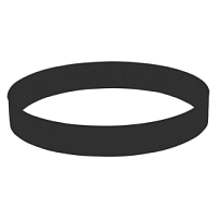 Браслет силиконовый FEST; 20 x 1,2 x 0,2 см; черный; силикон, черный