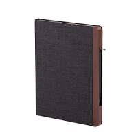 Блокнот "Wood" с ручкой в ореховом магнитном пенале