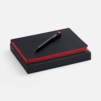 Набор Doppio, черный с красным