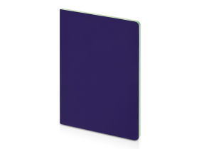 Бизнес-тетрадь А5 Pragmatic Contrast, 40 листов в клетку, фиолетовый с салатовым срезом