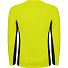 Спортивная футболка SHANGHAI L/S мужская, Флуоресцентный желтый/Черный