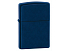 Зажигалка ZIPPO Classic с покрытием Navy Matte, латунь/сталь, синяя, матовая, 38x13x57 мм