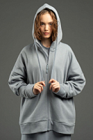 Толстовка унисекс H3, серая Толстовка унисекс H3, серая