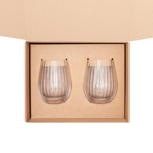 Подарочный набор 2 стакана для воды Бланш (Blanche)