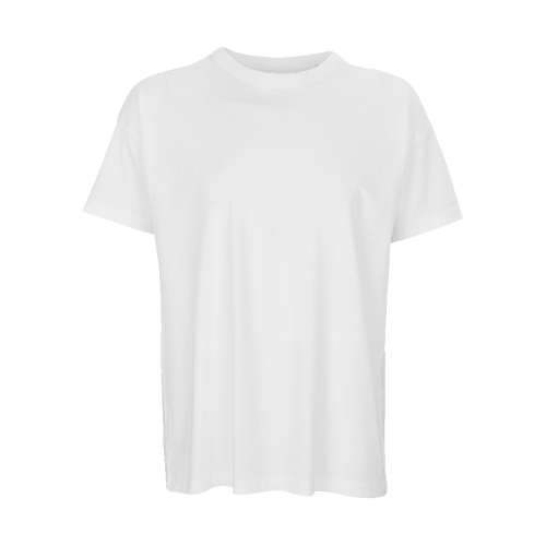 Футболка мужская оверсайз BOXY MEN 180, белый