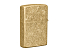 Зажигалка ZIPPO Classic с покрытием Tumbled Brass, латунь/сталь, золотистая, матовая, 38x13x57 мм