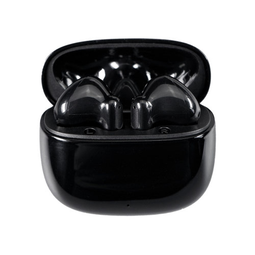 Наушники ECHO беспроводные без амбушюр, пластиковый корпус, черные, черный