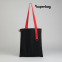 Шоппер Superbag black (чёрный с красным)