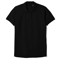 Рубашка поло женская Virma Stretch Lady, черная Рубашка поло женская Virma Stretch Lady, черная