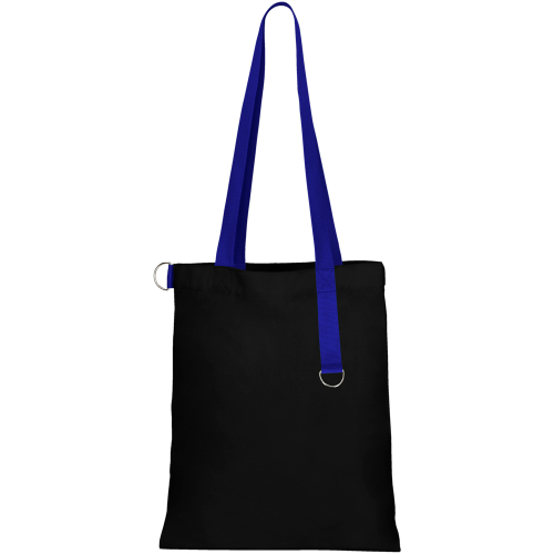 Сумка для покупок Black GLOW 325 г/м², Чёрный/Синий