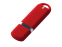 USB-флешка на 2 ГБ с покрытием soft-touch, красный
