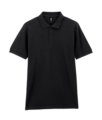 Футболка поло PREMIUM COTTON ADULT DOUBLE PIQUE, Чёрный