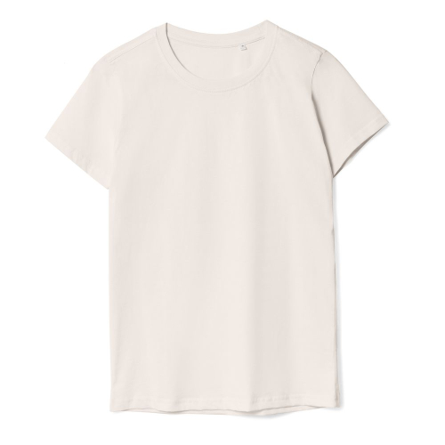 Футболка женская T-bolka Lady, молочно-белая