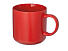 Кружка матовая Rita, 410мл, красный