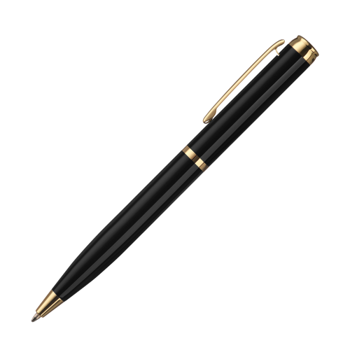 Шариковая ручка Соната (Sonata), черная/позолота