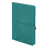 Ежедневник недатированный Fusion, А5, бирюзовый, кремовый блок в линейку, бирюзовый