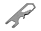 Мультиинструмент Carabiner, серебристый