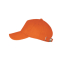 Бейсболка LONG BEACH, 5 клиньев, металлическая застежка, оранжевый