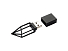 USB-флешка на 16 ГБ,micro USB черный