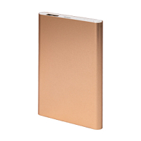 Универсальный аккумулятор Al 4 (4000 мАч), золотистый, 11х6.9х0,98 см, золотистый