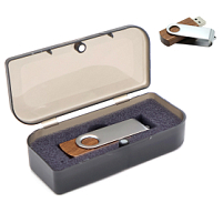 Флешка Twist wood 16 Гб в футляре, Коричневый