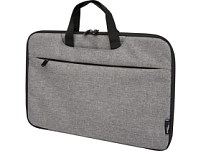 Эко- чехол для ноутбука Libra 2 в 1 из переработанного пластика, серый яркий