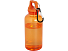 Бутылка для воды с карабином Oregon из переработанной пластмассы, 400 мл - Оранжевый