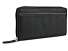Кошелёк женский BUGATTI Banda, с защитой данных RFID, чёрный, кожа/полиэстер, 18,5х2х10 см