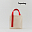 Шоппер Superbag Pack (S) (неокрашенный с красным)