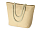 Сумка Seaside для шопинга и пляжа с широким дном, натуральный