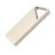 USB flash-карта SPLIT (16Гб), серебристая, 3,6х1,2х0,5 см, металл, серебристый