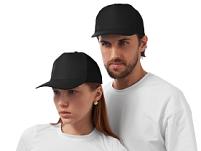 Бейсболка Poly 5-ти панельная 120 гр, черный