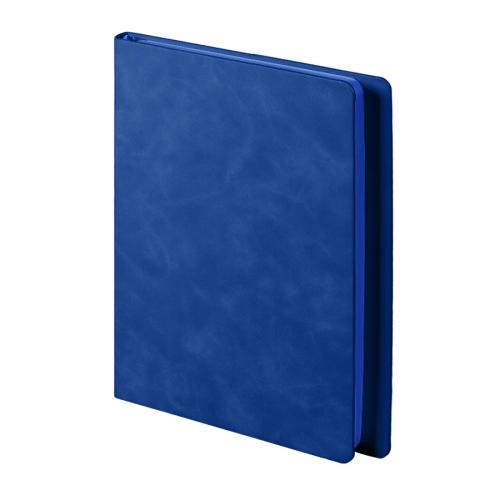 Ежедневник недатированный Solas, формат А5, с магнитом синий ройал, кремовый блок  в линейку, синий ройал