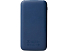 Набор из внешнего акуумулятора и универсального кабеля с подсветкой лого Reserve LED, 10000mAh, темно-синий