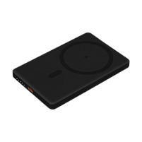 Внешний аккумулятор Atlantis PD 5000mAh с функцией беспроводной зарядки 15W, черный