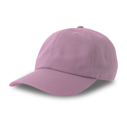 Бейсболка DAD HAT-S, 6 клиньев, металлическая застежка, сиреневый