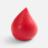 Антистресс «Капля», красный