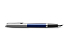 Перьевая ручка Waterman Hemisphere Entry Point Stainless Steel with Blue Lacquer в подарочной упаковке
