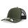 Бейсболка BRYCE, 6 клиньев, пластиковая застежка, переработанный полиэстер, оливковый