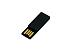 Флешка промо в виде скрепки, 64 Гб, черный