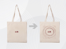 Сумка Donny с донной складкой и парусиновыми ручками, натуральный, с DTF (полноцвет)