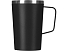 Стальная кружка с двойными стенками и порошковым покрытием Tibet, черный
