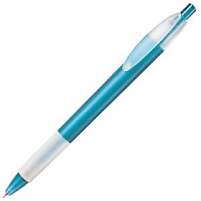 Ручка шариковая с грипом X-1 FROST GRIP, голубой, белый Ручка шариковая с грипом X-1 FROST GRIP, голубой, белый