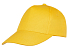 Бейсболка Memphis детская 165 гр, желтый
