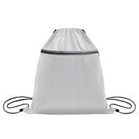 Рюкзак мешок  "Shift" со светоотражающей молнией, белый, 36*41 см, полиэстер 210D, белый Рюкзак мешок  "Shift" со светоотражающей молнией, белый, 36*41 см, полиэстер 210D, белый