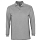 Рубашка поло мужская с длинным рукавом Winter II 210 серый меланж