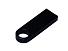 USB 2.0-флешка на 32 Гб с мини чипом и круглым отверстием, черный