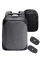 Рюкзак ClickPack Pro 46х34х16 см, комбинированный черный/серый